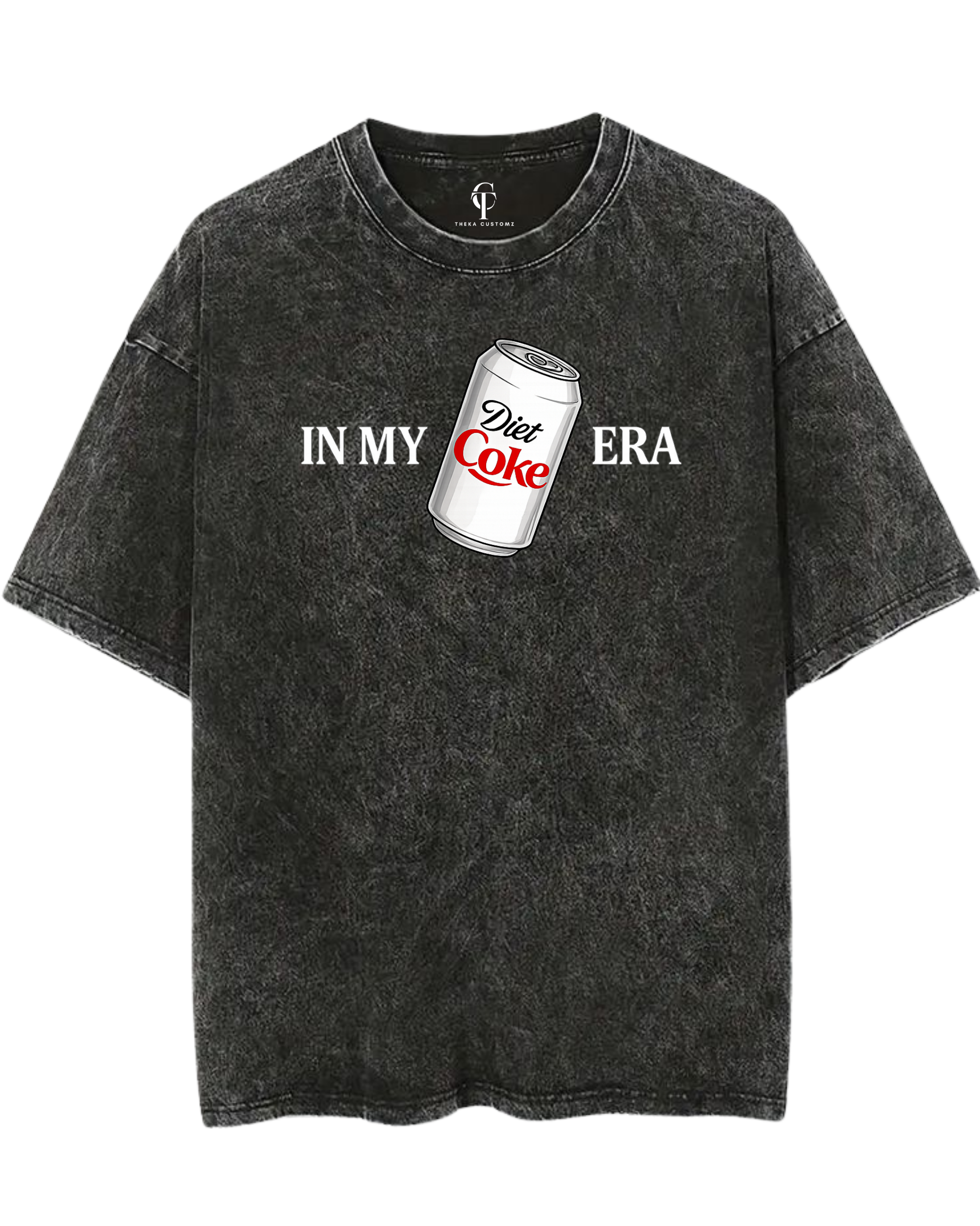 In My Diet Coke Era Vintage Streetwear | Oversized Acid Wash Unisex T-Shirt | Premium Cotton Graphic Tee
