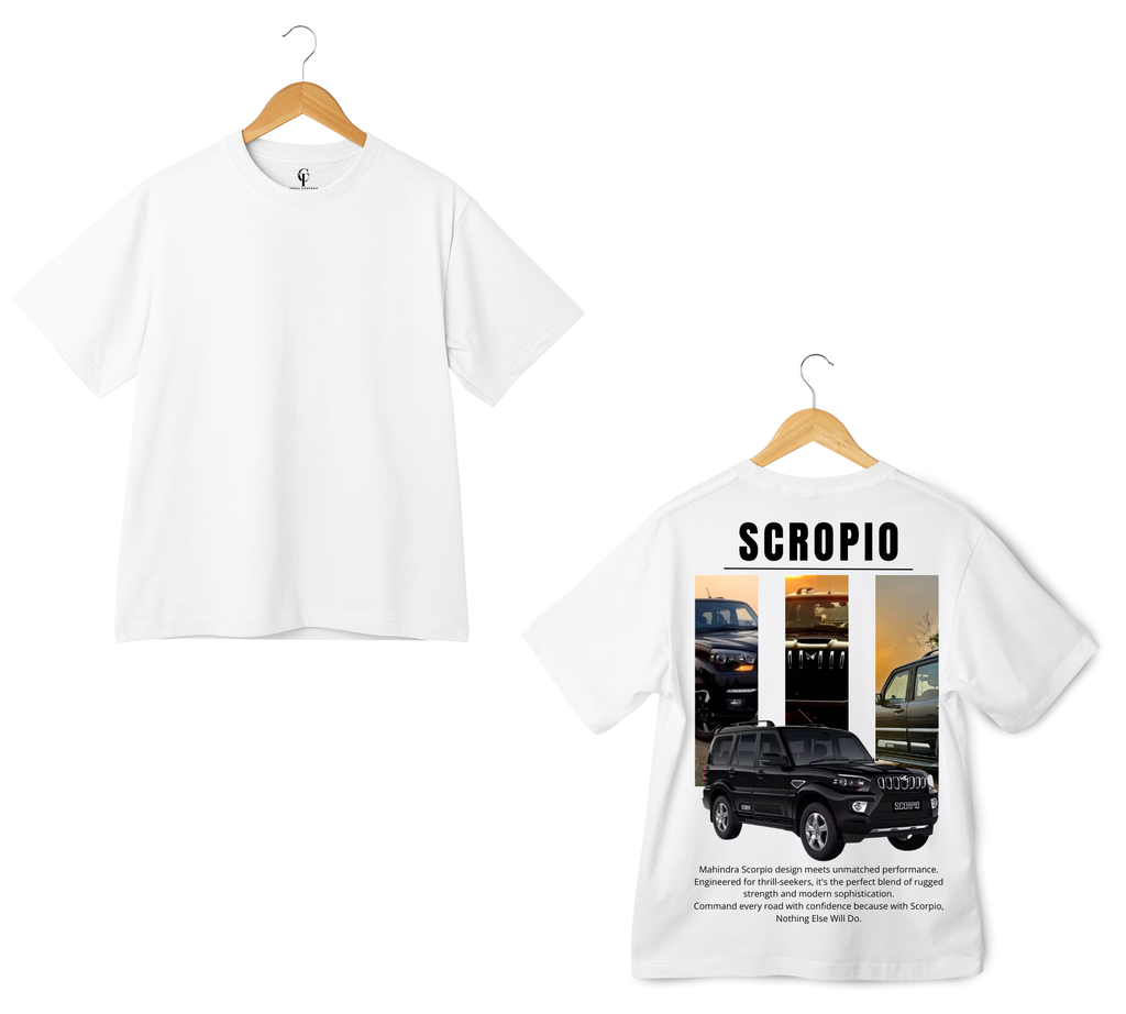 Scorpio Oversized Back Print T-Shirt