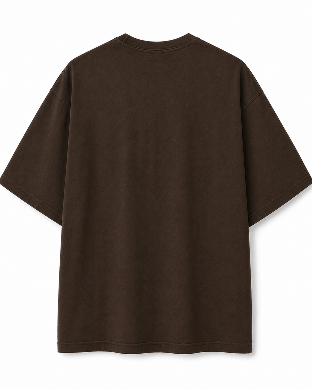 Coffee Time Streetwear | Oversized Brown Graphic T-Shirt | Premium Cotton Bio-Washed Tee