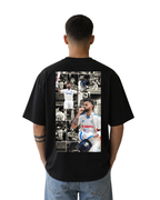 Virat Kohli Oversized T-Shirt for Men & Women | Black Cricket Fan Graphic Tee | Jersey Number 18 | For The Love of Cricket | 240 GSM Premium Cotton