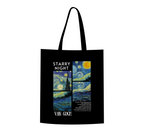 "Starry Night Van Gogh" Canvas Tote Bag