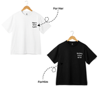 "Nothing Makes Sense When We're Apart" Duo Oversize T-Shirt Set