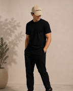 Faith First Printed Beige Baseball Cap | 100% Cotton Inspirational Dad Hat | Unisex Adjustable Strap