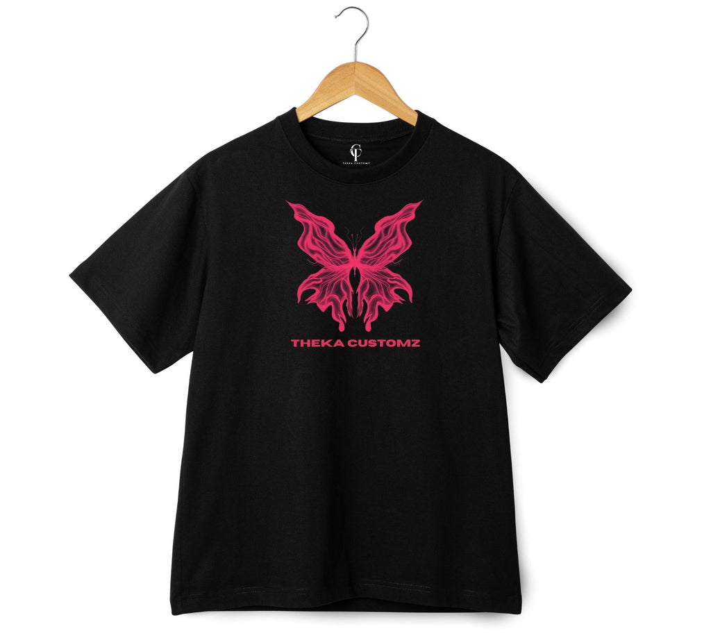 Butterfly Graphic Oversized T-Shirt