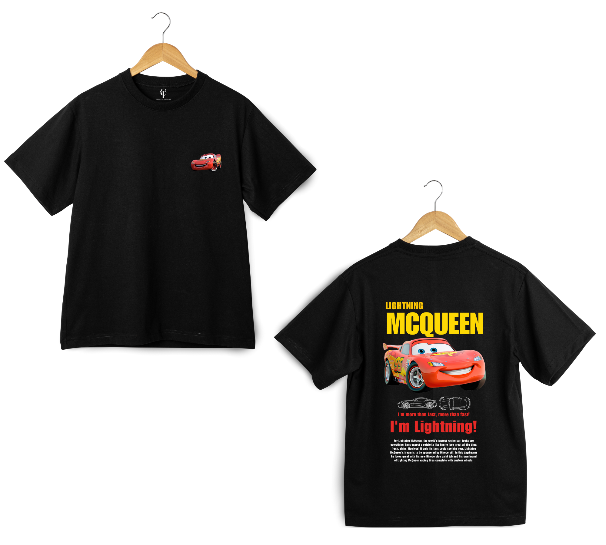 Lightning X Sally Oversized T-Shirts (Set of 2)