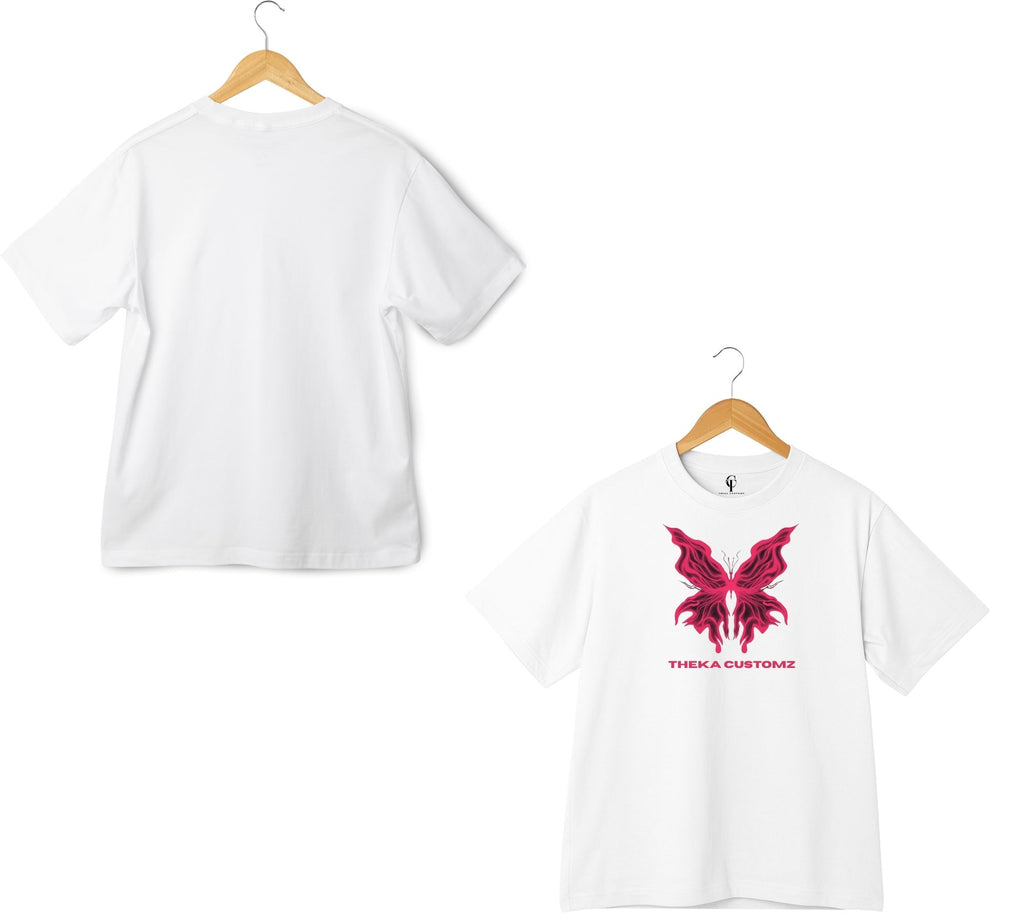 Butterfly Graphic Oversized T-Shirt