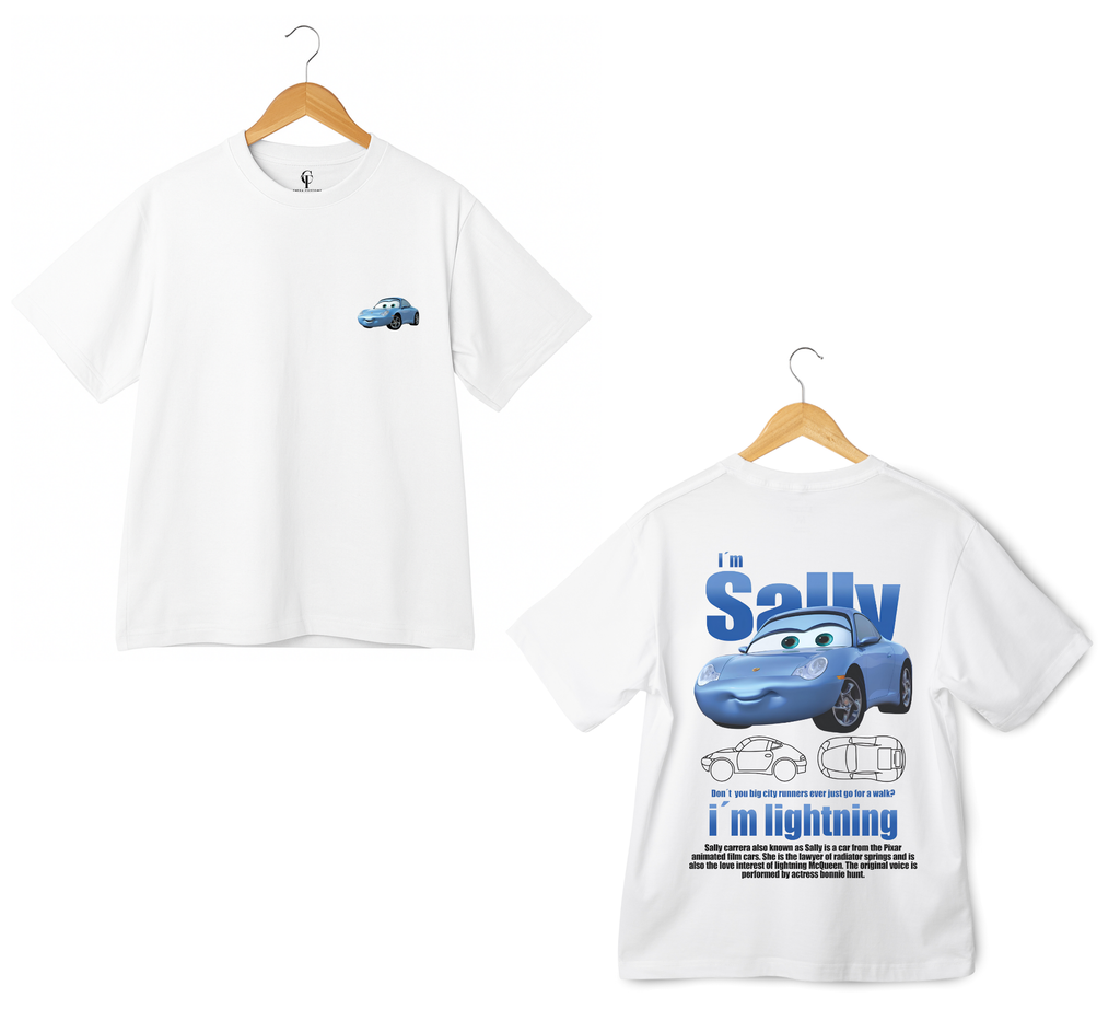 Lightning X Sally Oversized T-Shirts (Set of 2)