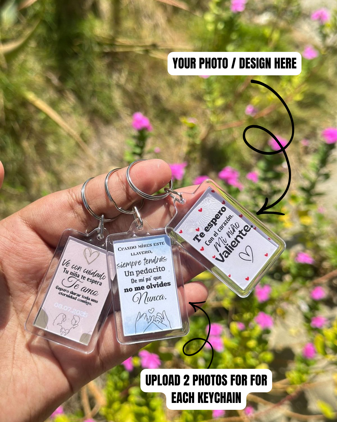 Acrylic Photo Keychain – Customized Photo Keychain | Personalized Keychain