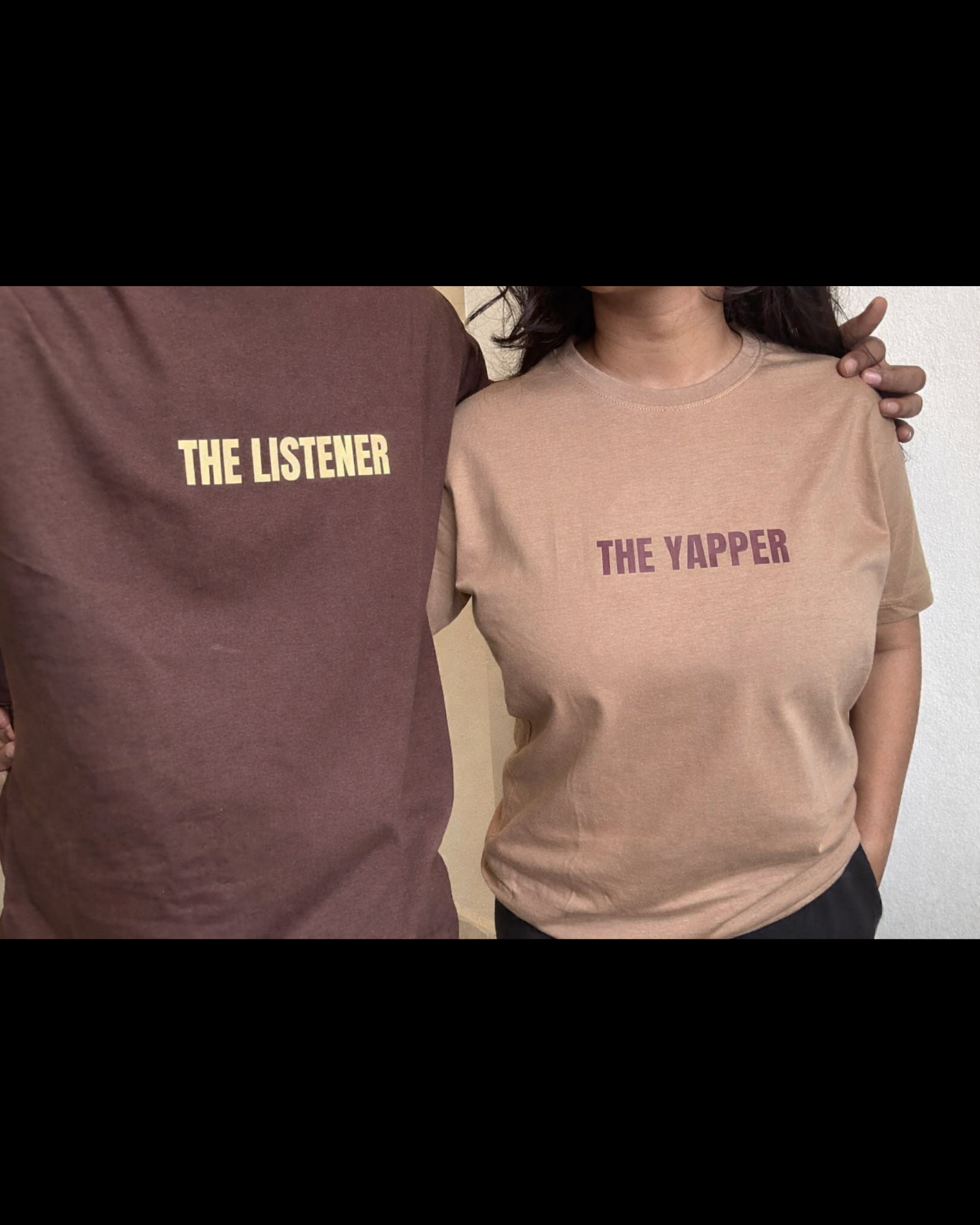 "YAPPER X LISTENER" Duo Regular fit T-shirts