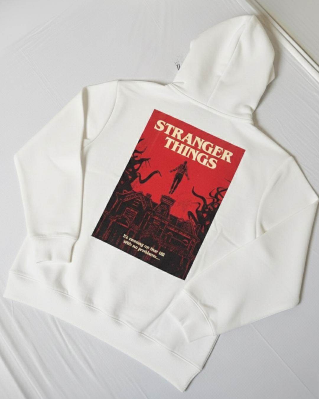 Stranger Things Vecna's House Poster Fleece Hoodie