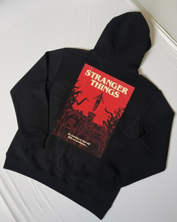 Stranger Things Vecna's House Poster Fleece Hoodie