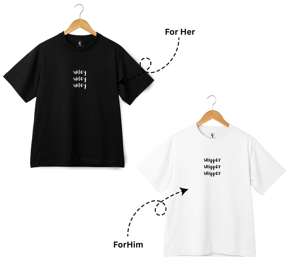"Wifey" x "Snipper" Duo T-Shirt Set