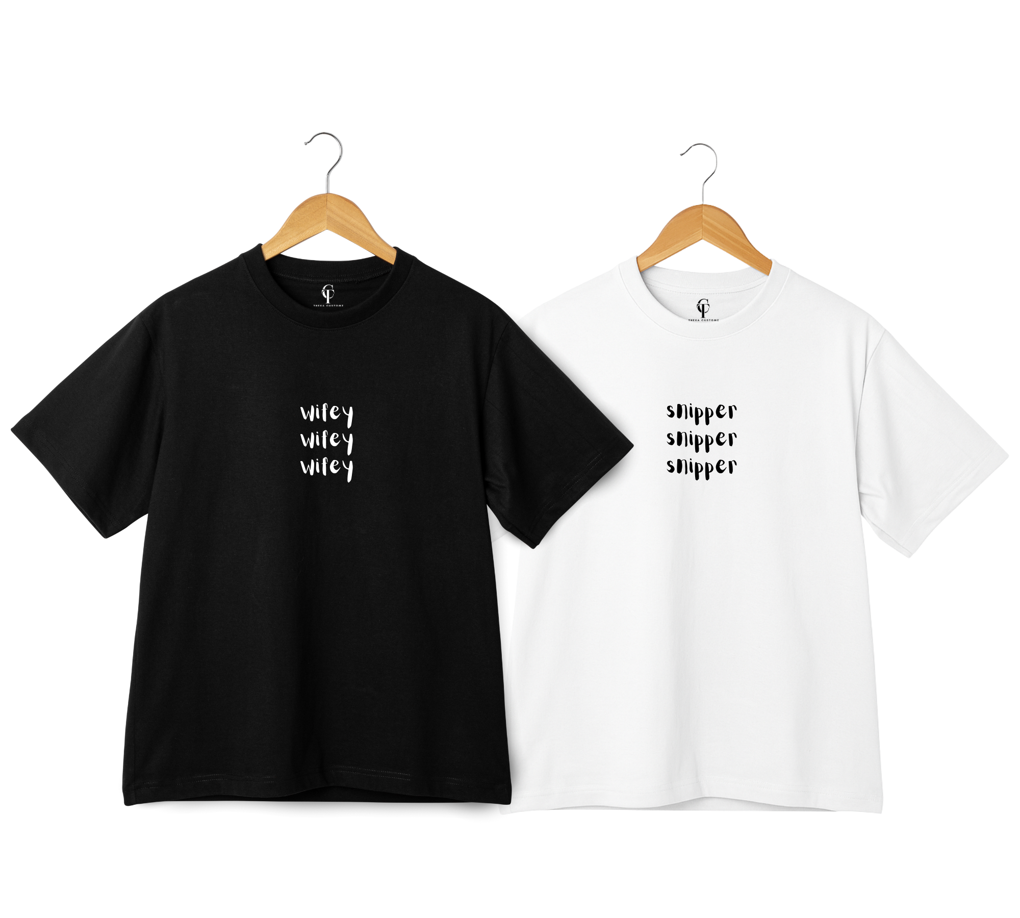 "Wifey" x "Snipper" Duo T-Shirt Set