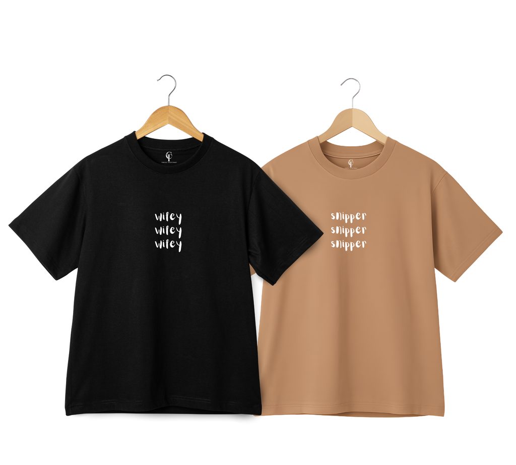 "Wifey" x "Snipper" Duo T-Shirt Set