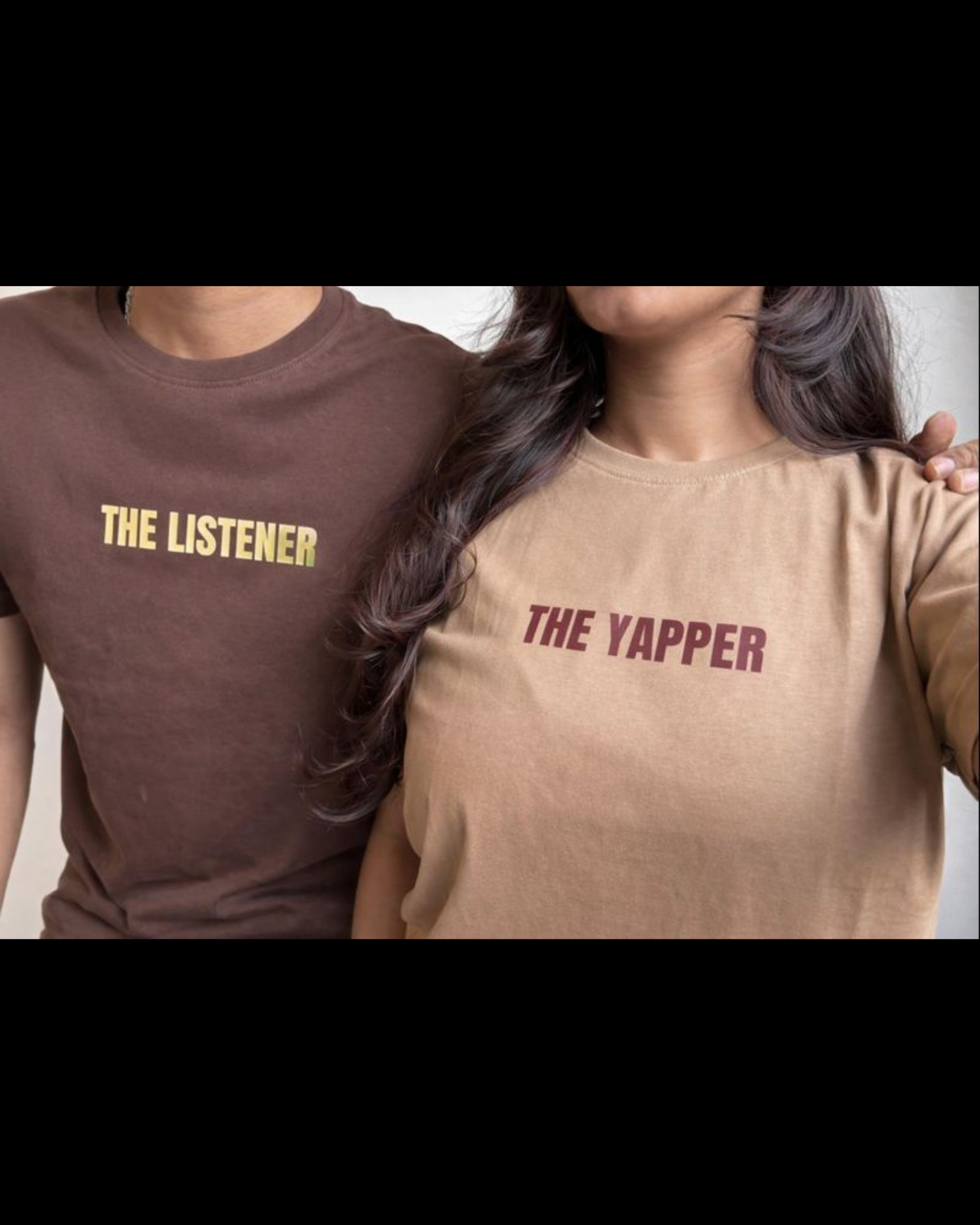 "YAPPER X LISTENER" Duo Regular fit T-shirts