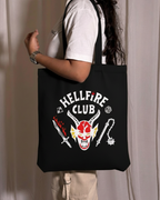 Stranger Things Hellfire Club Logo Canvas Tote