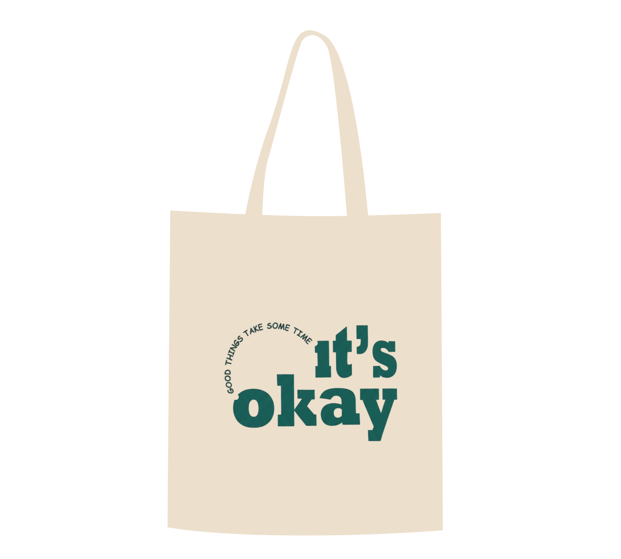 "It's Okay" Gentle Reminder Affirmation Tote Bag