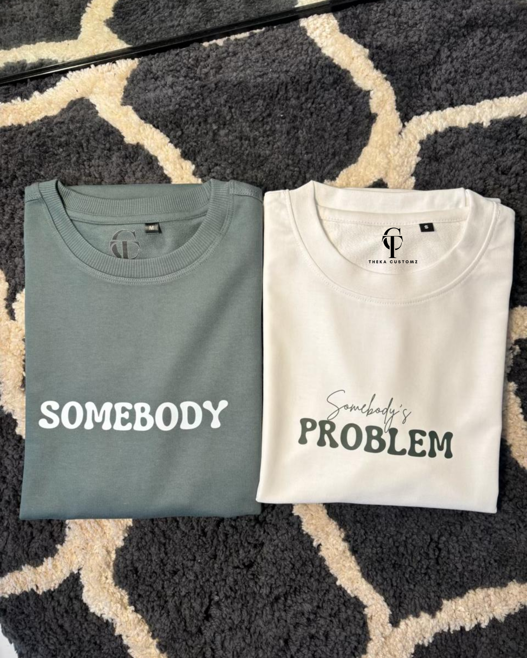 "Somebody's Problem" & "Somebody" Duo Oversize T-Shirt Set