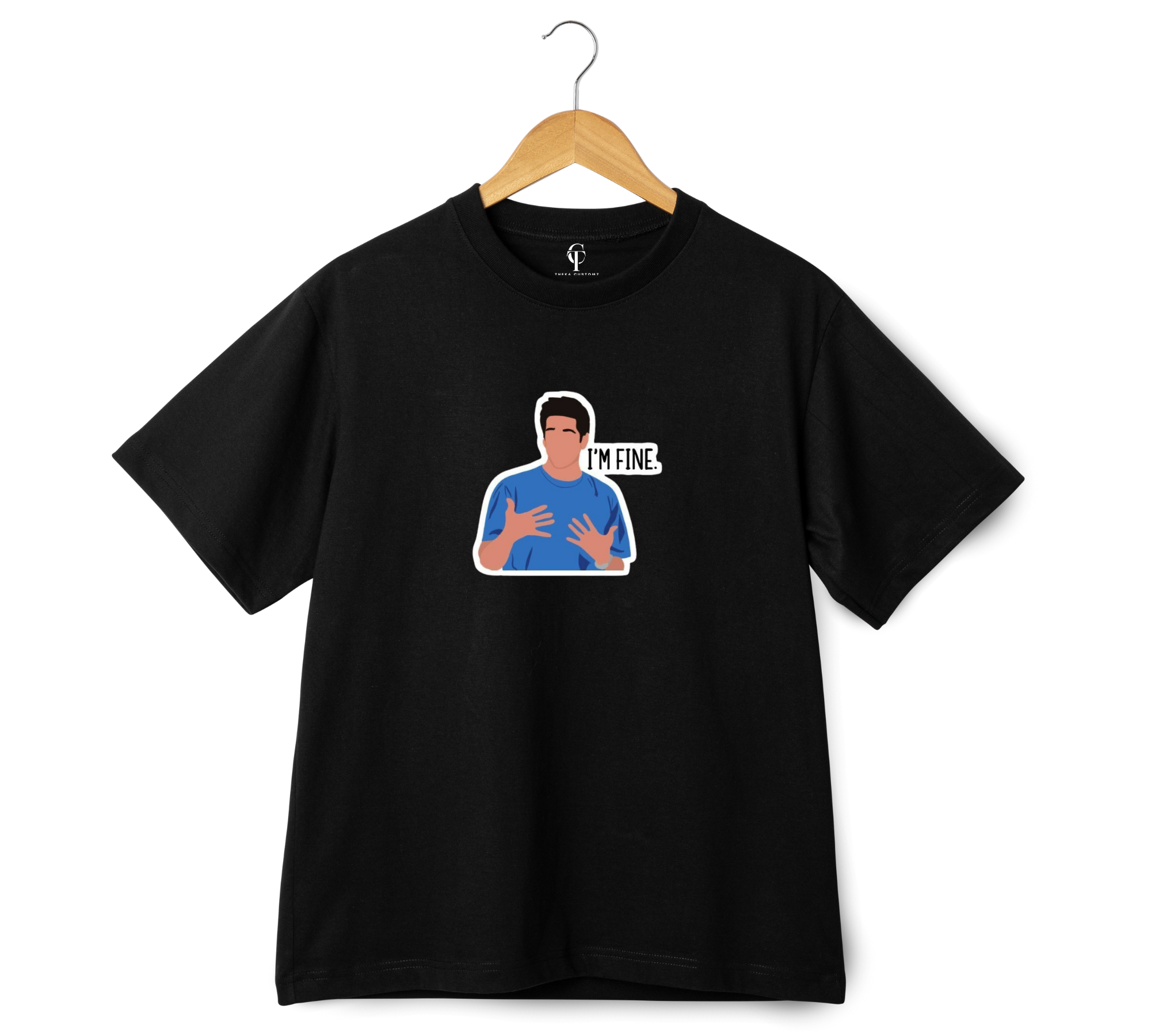 "I'm Fine" Oversized T-Shirt