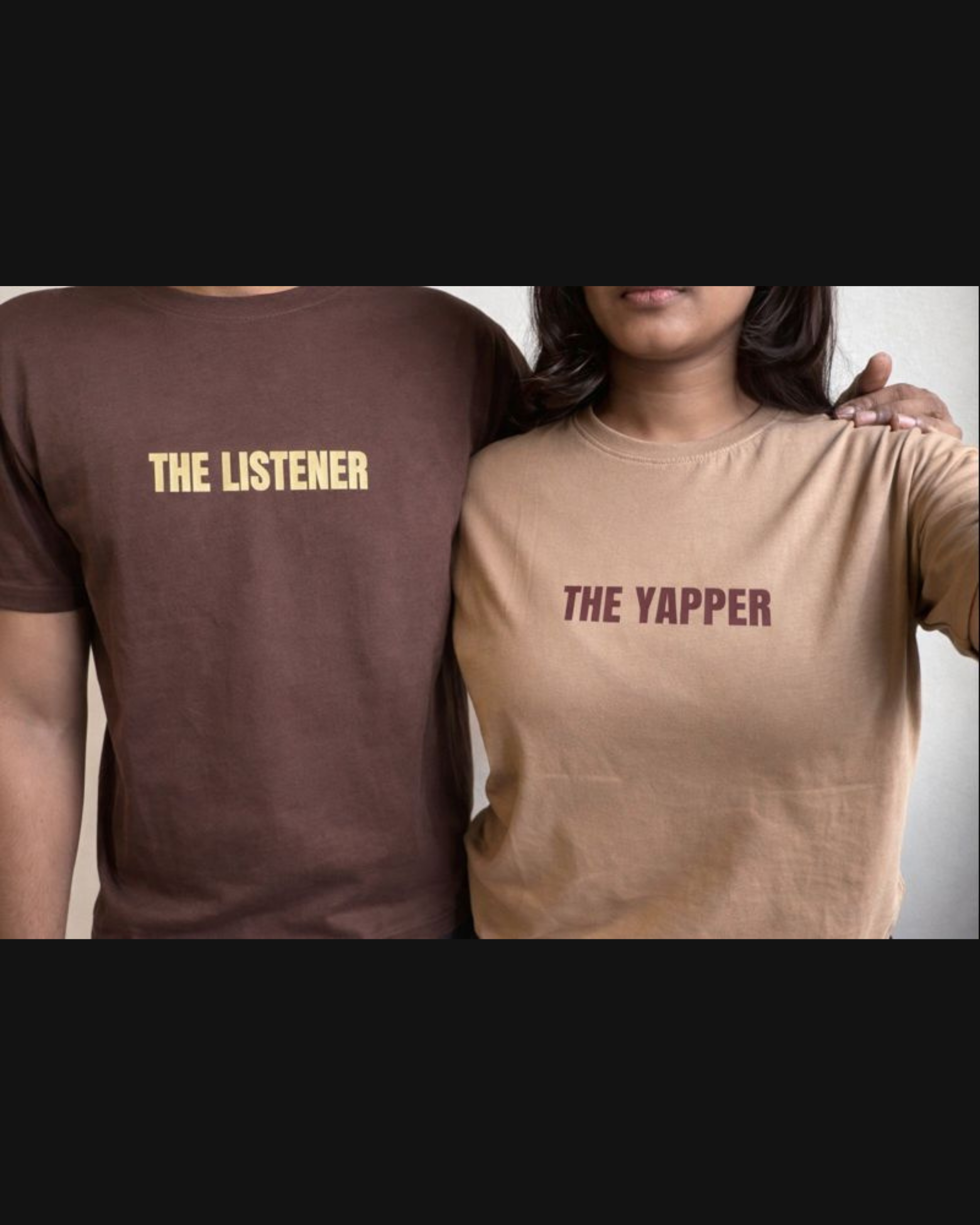 "YAPPER X LISTENER" Duo Regular fit T-shirts