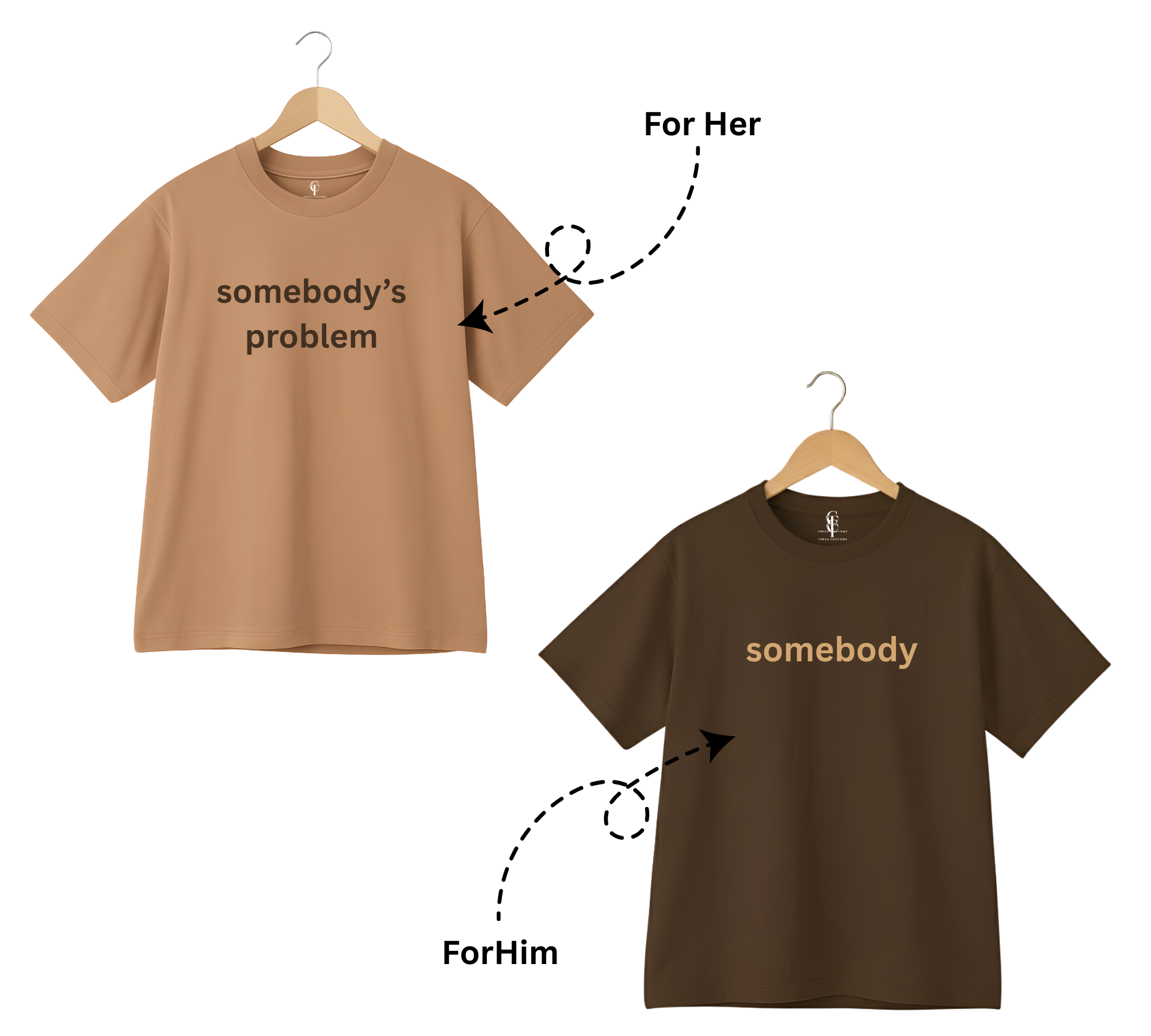 "Somebody's Problem" & "Somebody" Duo T-Shirt Set