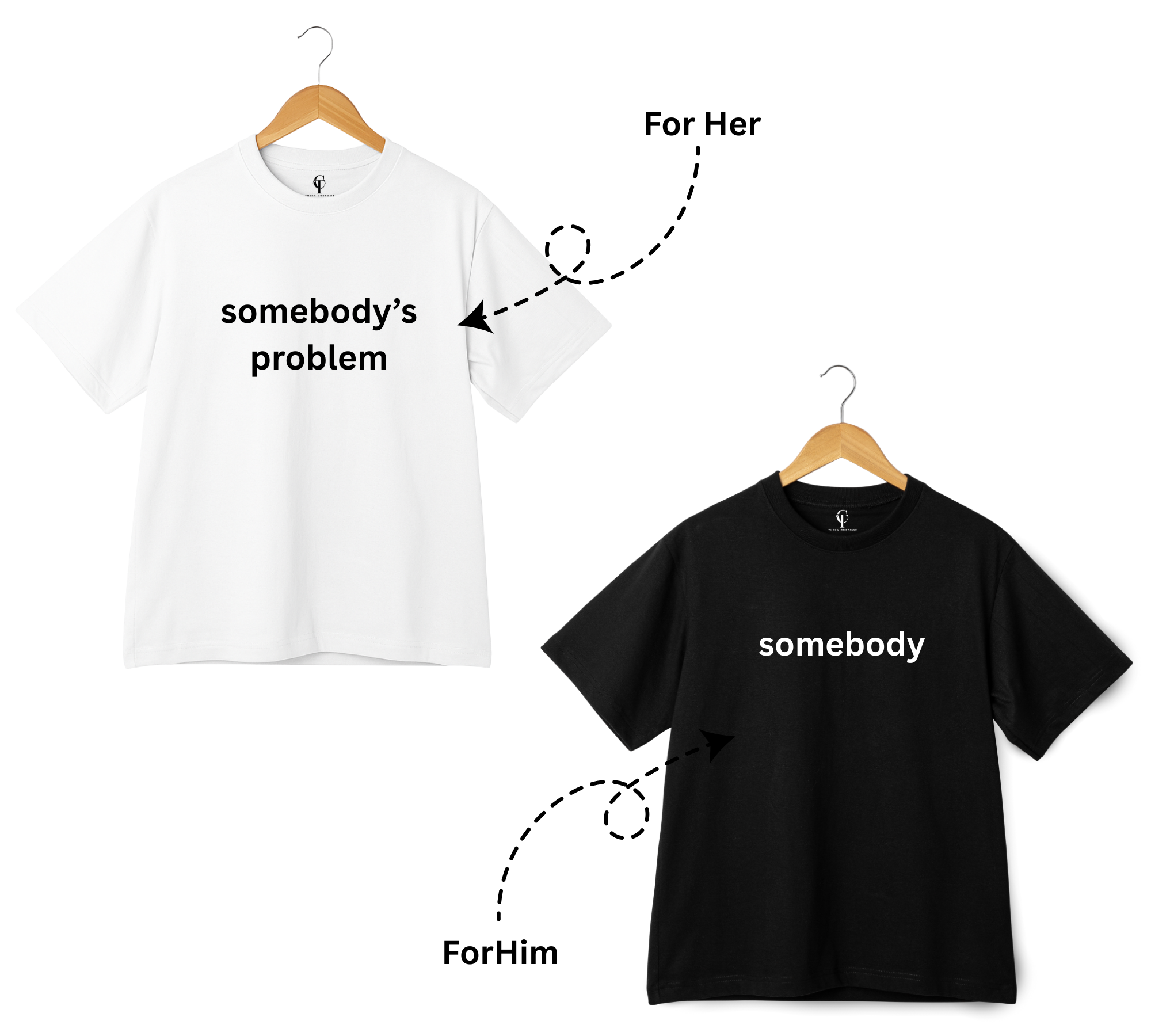 "Somebody's Problem" & "Somebody" Duo T-Shirt Set