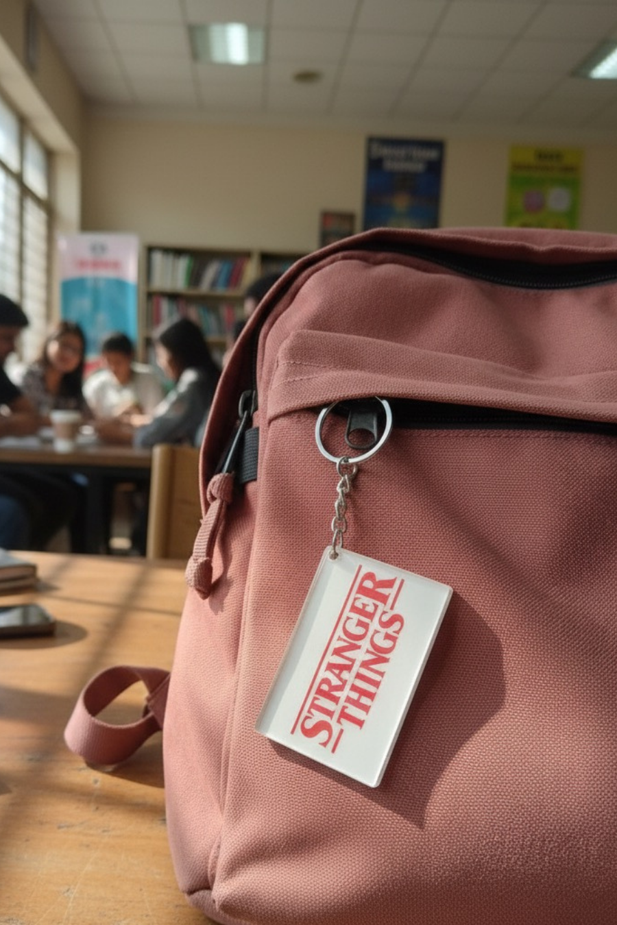 The Essential Stranger Things Logo Keychain
