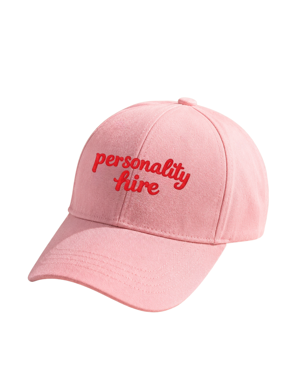 Personality Hire Printed Pink Baseball Cap | Premium Cotton Cap for Women | Adjustable Strap | Trendy Funny Statement Cap | Gift for Her
