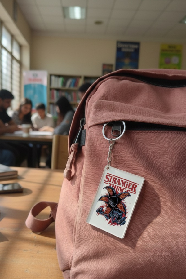 The Demogorgon Terror Keychain