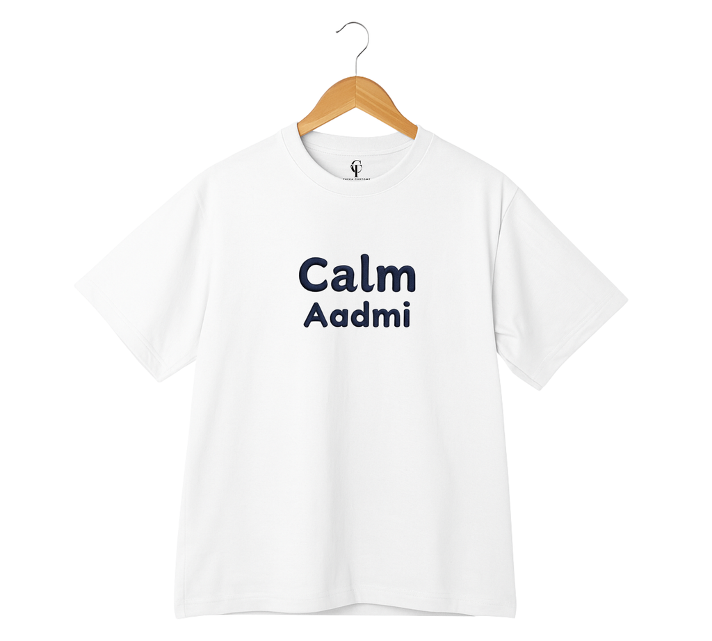 "Kaleshi Aurat" & "Calm Aadmi" Duo T-Shirt Set