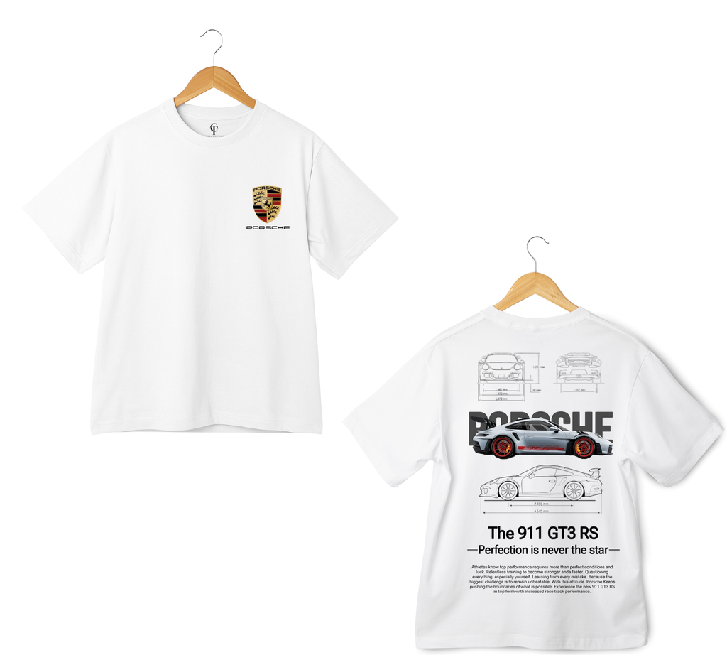 Porsche 911 GT3 RS Perfection Oversized T-Shirt Set