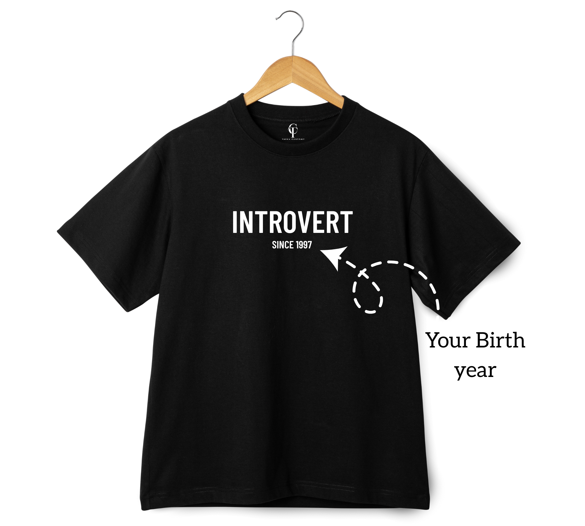 Introvert: The Custom-Year Oversized T-Shirt