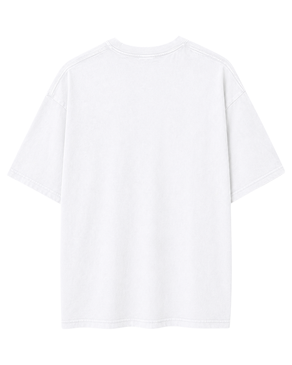 Make Love Make Art Oversized T-Shirt – White Unisex Minimal Aesthetic Graphic Tee