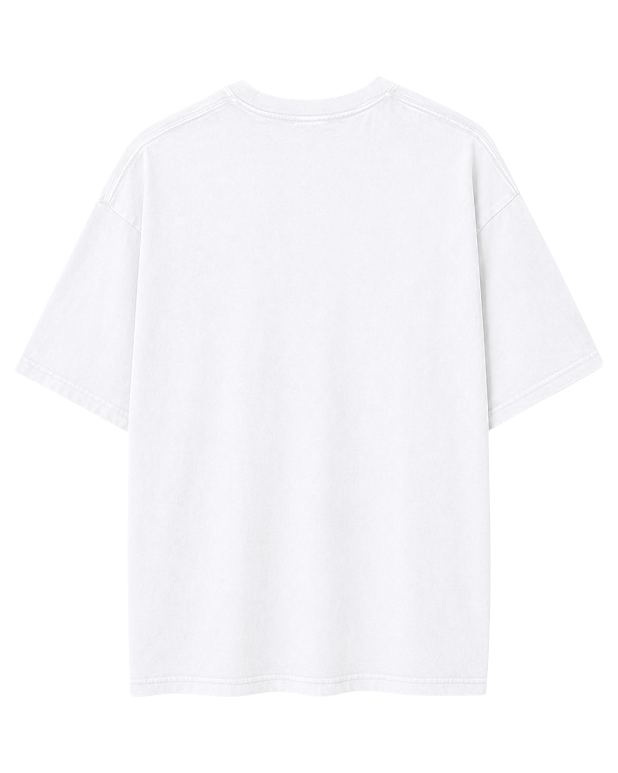 Make Love Make Art Oversized T-Shirt – White Unisex Minimal Aesthetic Graphic Tee