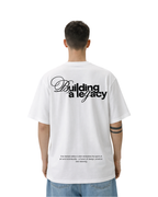 Building a Legacy Oversized T-Shirt – Premium White Unisex Streetwear Tee