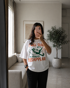 Sleep Until My Problems Disappear Aesthetic Streetwear | Oversized White Graphic T-Shirt | Premium Cotton Unisex Tee