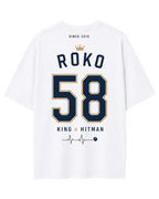 RoKo King x Hitman Customizable Oversized T-Shirt | Since 2016 | For The Love of Cricket