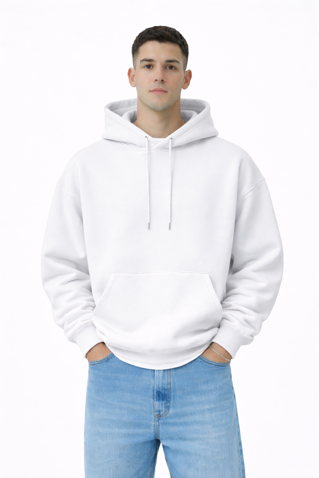 Essential White Hoodie Heavyweight Comfort