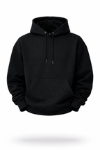 Classic Black Hoodie Heavyweight Street Fit