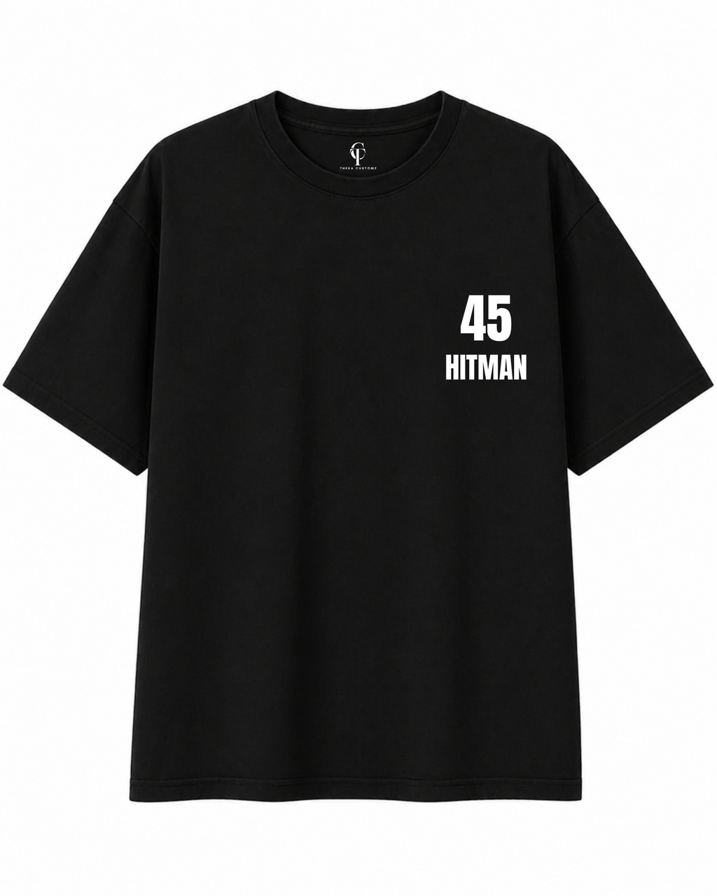 Rohit Sharma “Hitman 45” Oversized T-Shirt | Unisex Premium Cotton Tee