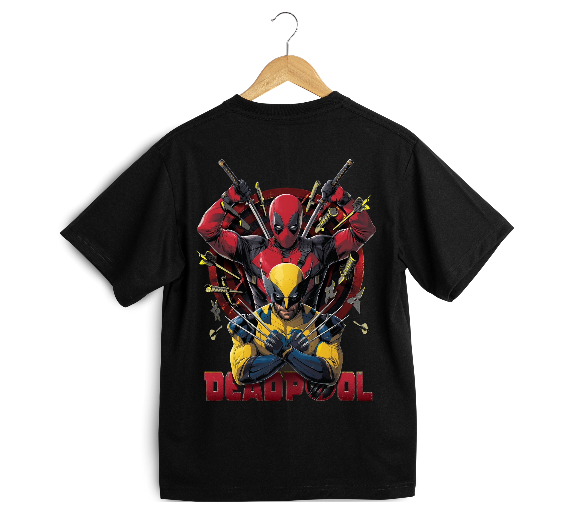 Deadpool Wolverine Action Pose T-Shirt