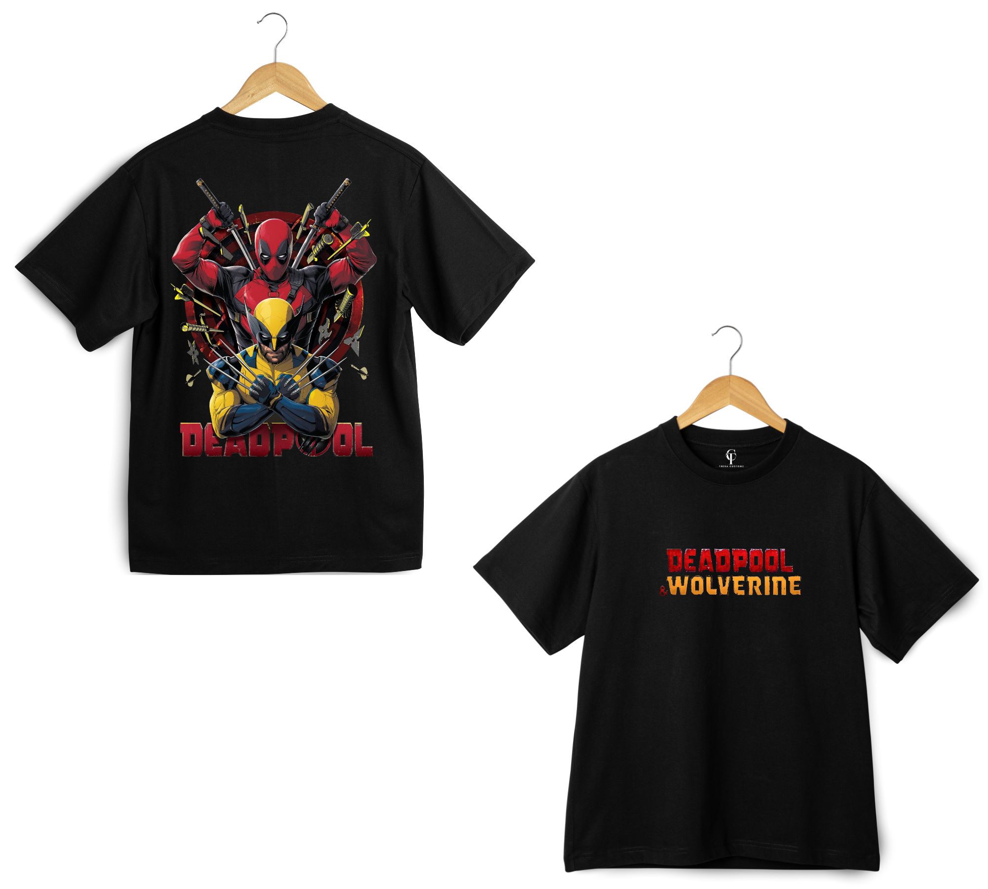 Deadpool Wolverine Action Pose T-Shirt