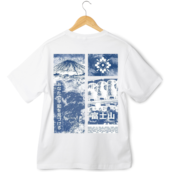 Fuji Graphic Oversized T-shirt
