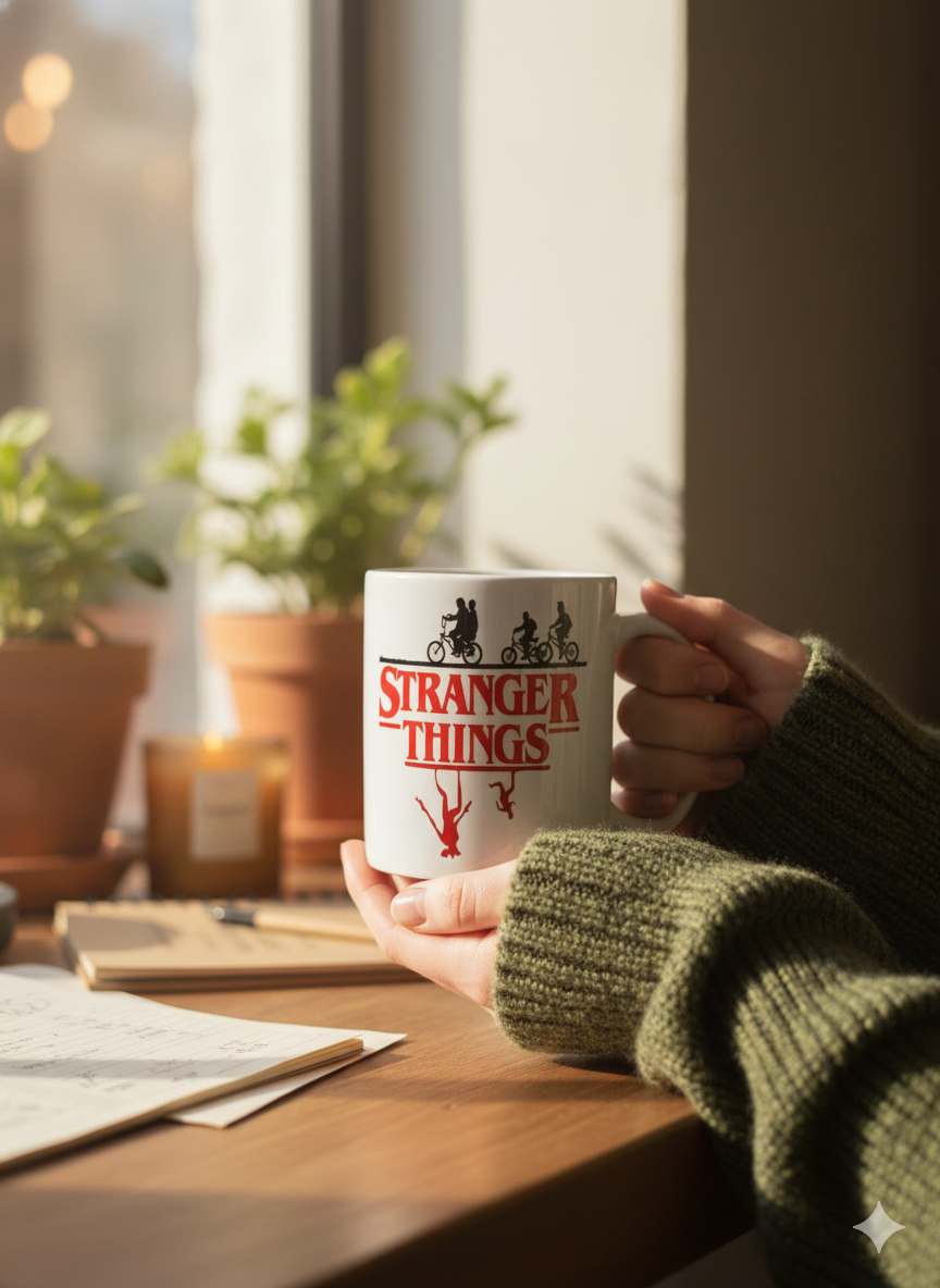 Stranger Things Classic Logo 11oz Ceramic Coffee Mug