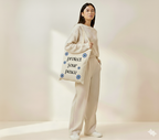"Protect Your Peace" Evil Eye Canvas Tote Bag