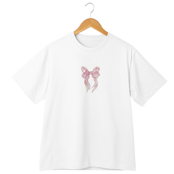 Girls Black Oversized T-Shirt