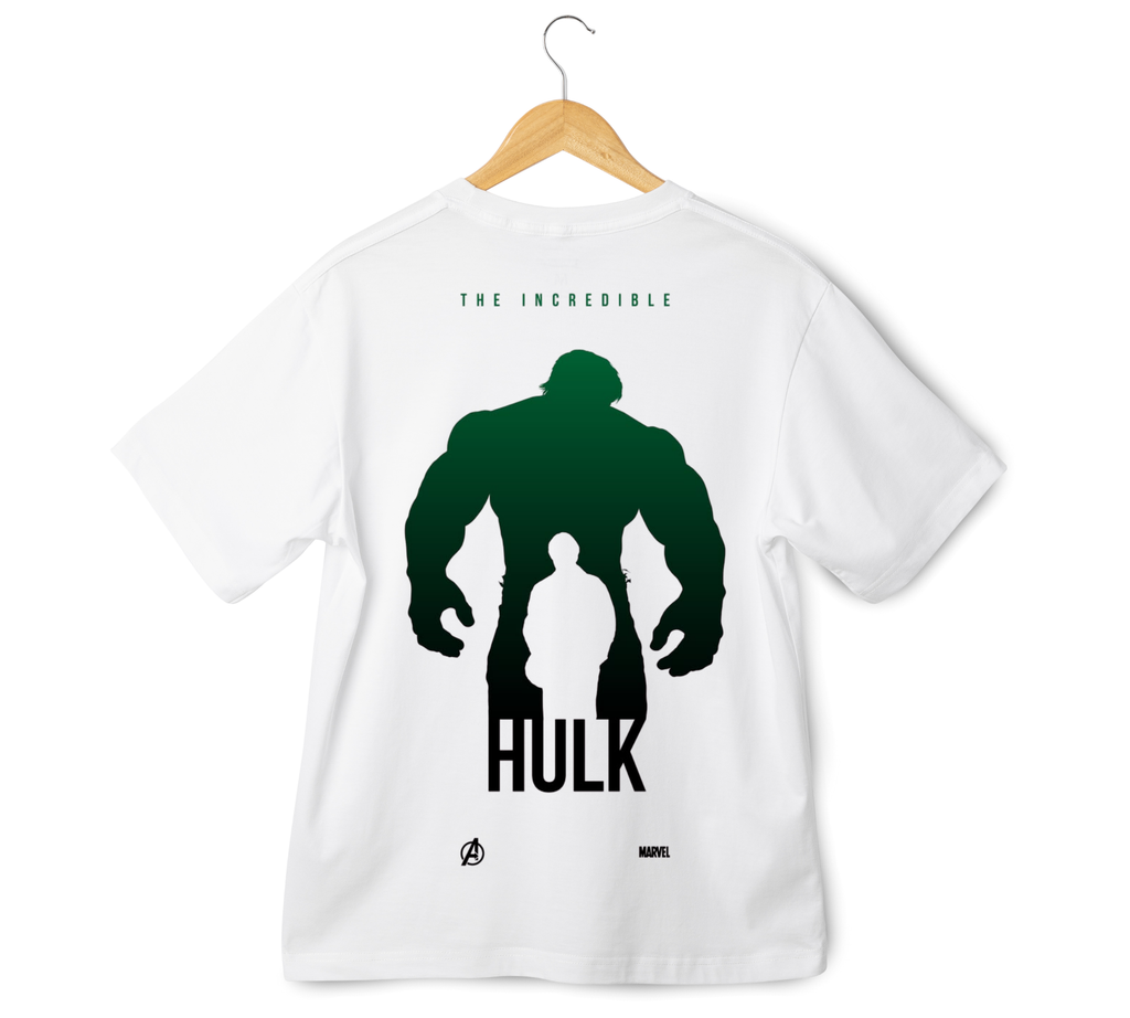 The Incredible Hulk Back Print Oversized T-Shirt