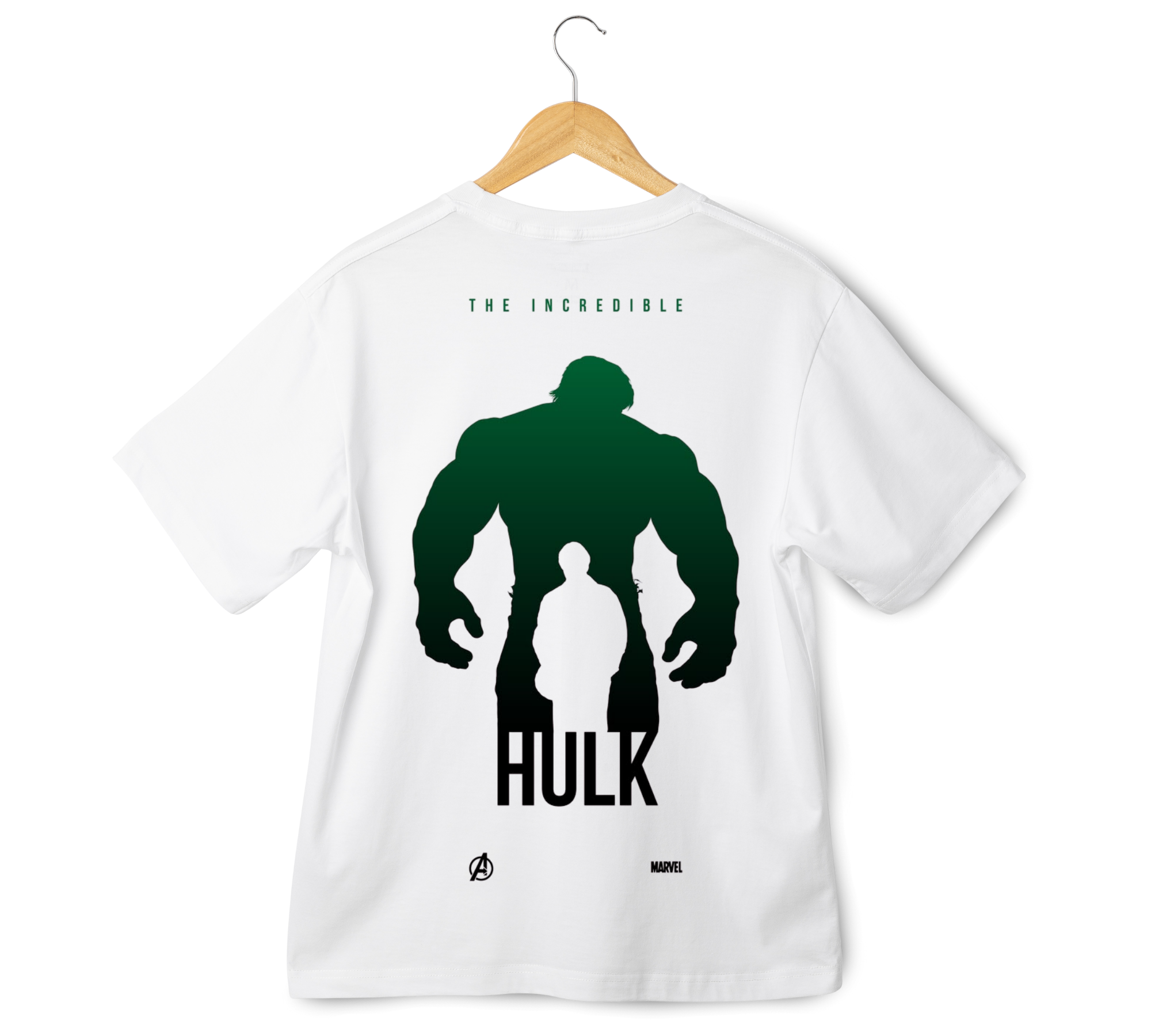 The Incredible Hulk Back Print Oversized T-Shirt