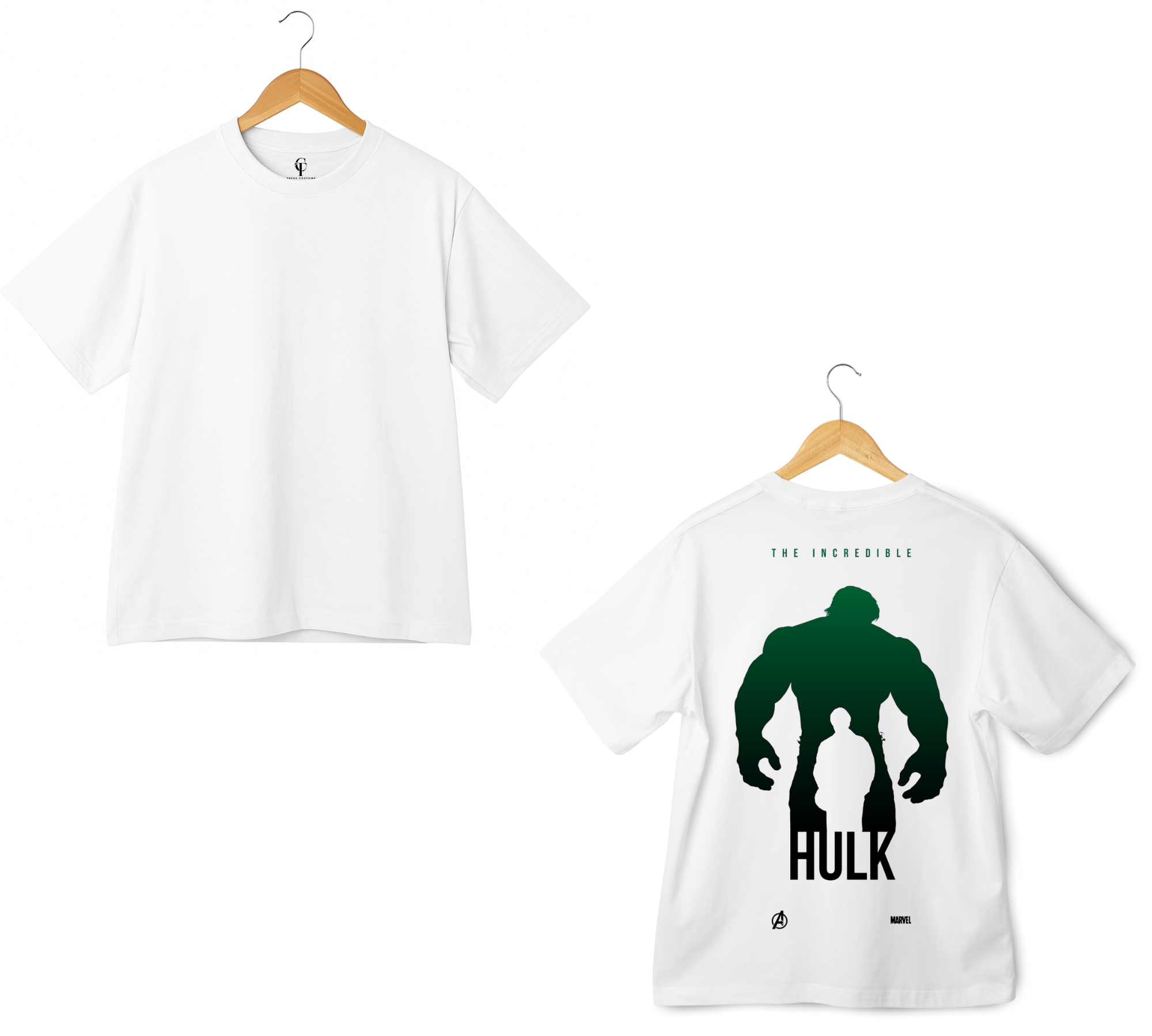 The Incredible Hulk Back Print Oversized T-Shirt