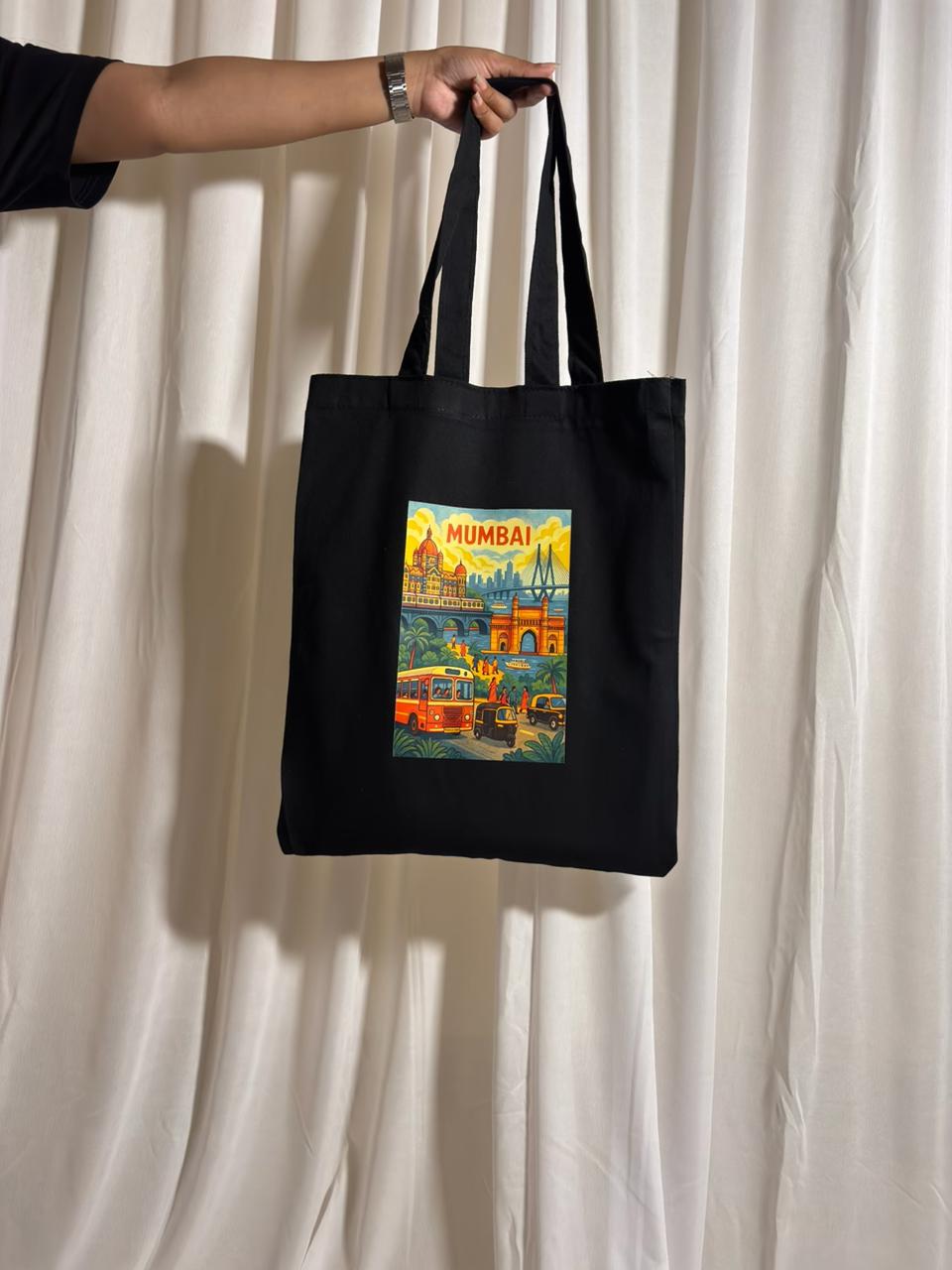 Heritage Cityscape Mumbai Tote Bag